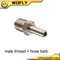 150bar pressure thread and tube stainless steel press gas fitting connector